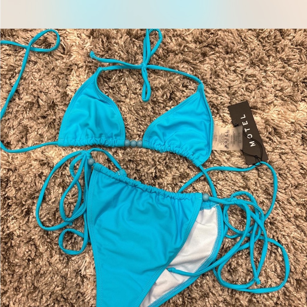 Motel Blue Bikini Set